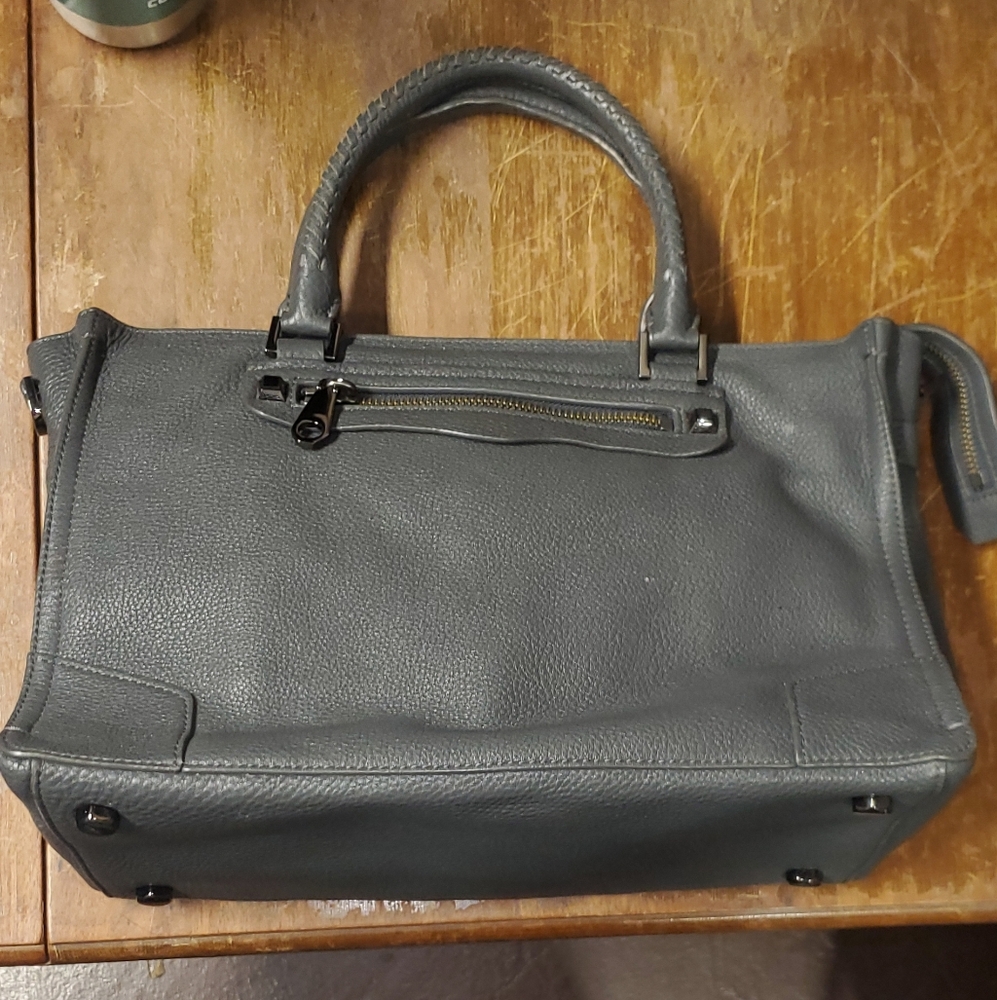 Rebecca Minkoff brand - 100% Leather - Grey handbag. - Picture 2 of 16